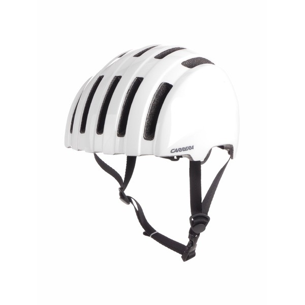 Carrera Precinct Bicycle Helmet, Shiny White, 51