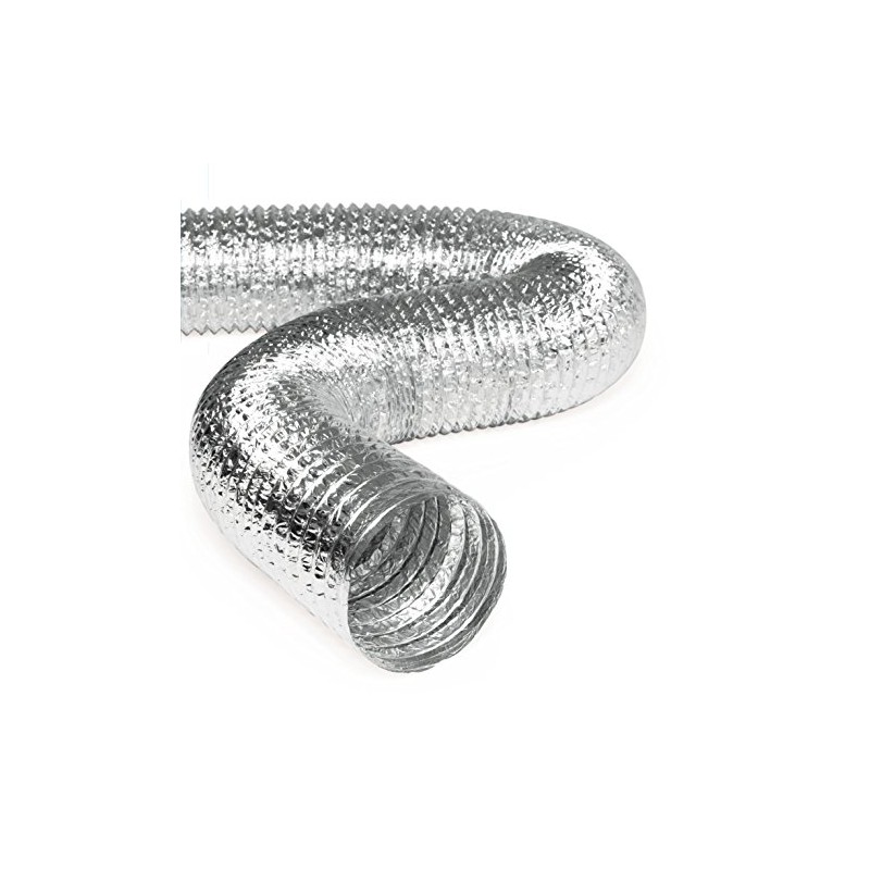 HVAC Premium 10" Inch Aluminum Hose Flexible Air Duct Pipe