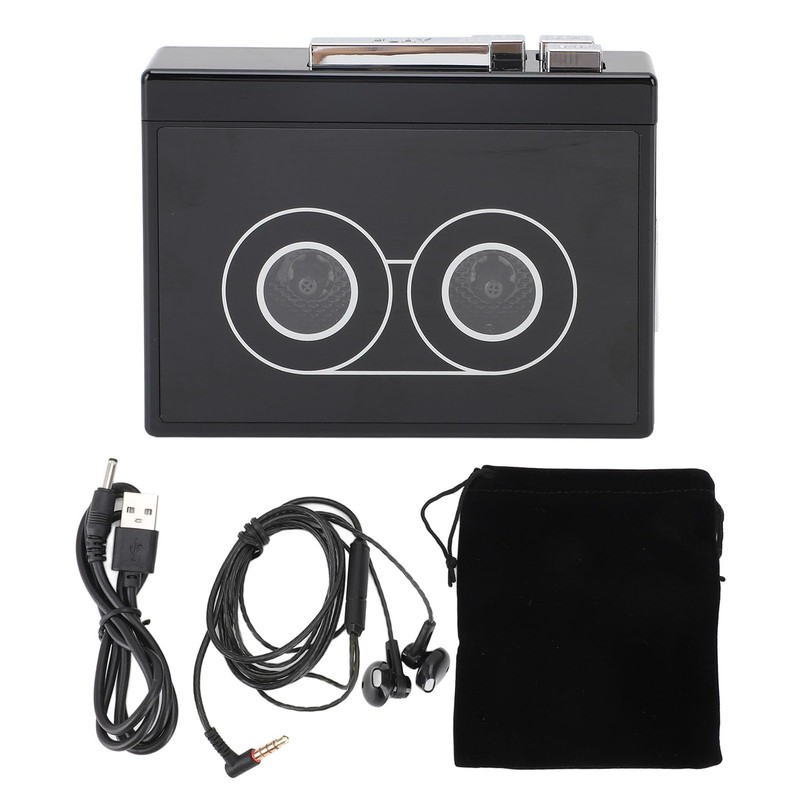 Portable Cassette Player with Automatic Reverse, MP3 Converter, Stereo Sound,