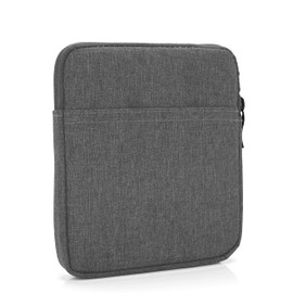 MyGadget Nylon Sleeve Case for Tablet up to 7 Inches [17 x 14.5 cm ] - Protective Case Ideal e.g. Kindle Oasis [9 & 10 Gen.] | Paperwhite [up to 2021] - Dark Grey