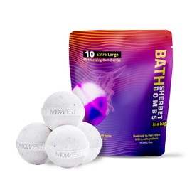 Lavender Supreme Luxury Bath Bombs -Set of 10 - Extra Large - 4.5oz