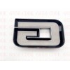 Auto For Front GMC Matte Black OVERLAY Emblem Badge Fit