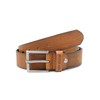 Red Bridge Men's Genuine Leather Belt Scratched Honeycomb, brown