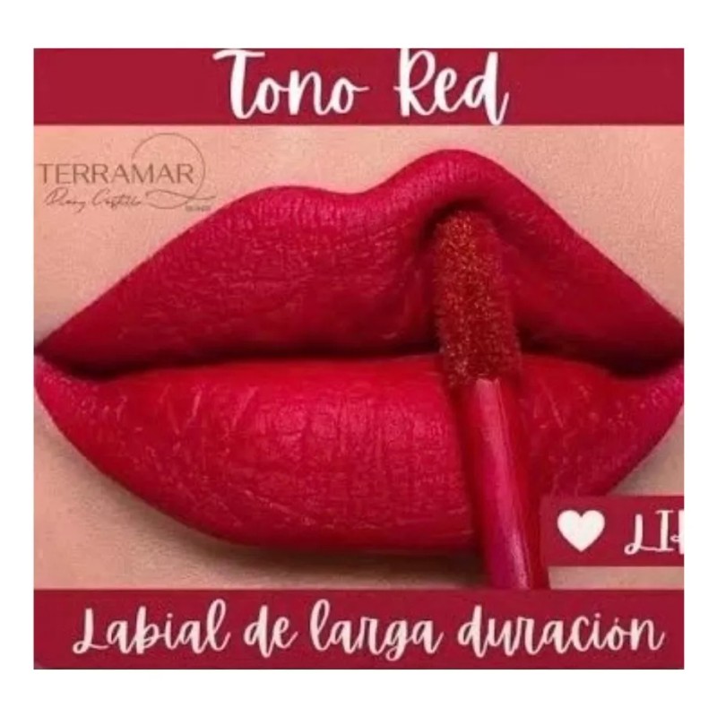 Terramar Labial Líquido Mate Intenso De Larga Duración Terramar Red