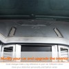 DIYUCAR 4pcs ABS Car Dashboard Air Conditioning Outlet Frame Cover