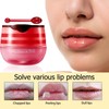 2 Pcs Lip Balm Honey Pot, Honey & Strawberry Moisturizing