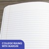 BAZIC Composition Book College Ruled 100 Sheet, Geometric Notebook, Writing
