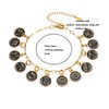 Atiyaer Zodiac Charm Bracelet with Astrological Signs Hand Made Stainless