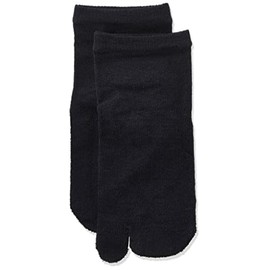 Itoix Running Socks, Tabi, Short, M Size, 9.8 - 11.0 inches (25 - 28 cm), Black, M