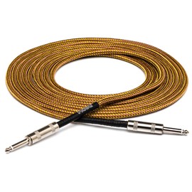 Hosa GTR-518 Straight Tweed Guitar Cable, 18 Feet