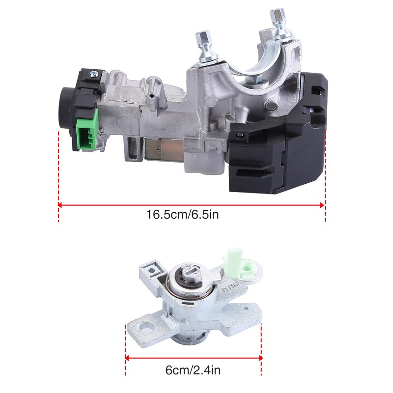 Complete Ignition Key Switch Cylinder & Door Lock Set Fit