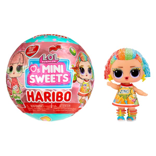 LOL Surprise - Loves Mini Sweets X Series Haribo - Includes 1 Candy Themed Doll and Fun Accessories - Collectible Dolls - Ages 4+
