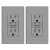 ELEGRP GFCI Outlet 15 Amp, Self-Test GFI Electrical Outlet with