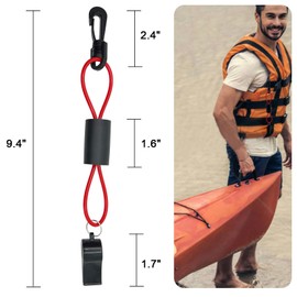 Della Stella Whistle with Lanyard for Safety, Coast Guard Approved, Floats—Ideal for Boats, Marine Use, Camping, Hiking, Hunting, Fishing, Survival, Rescue, Signaling, and Ski Accessories