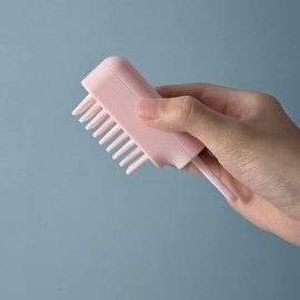 IKAAR Kopfhaut Massagebürste Scalp Massager Shampoo Bürste Haar Massagebürste Silikon Kopfhaut-Massagegerät Haarbürste Nass- und Trockenkamm für Peeling und Kopfmassage