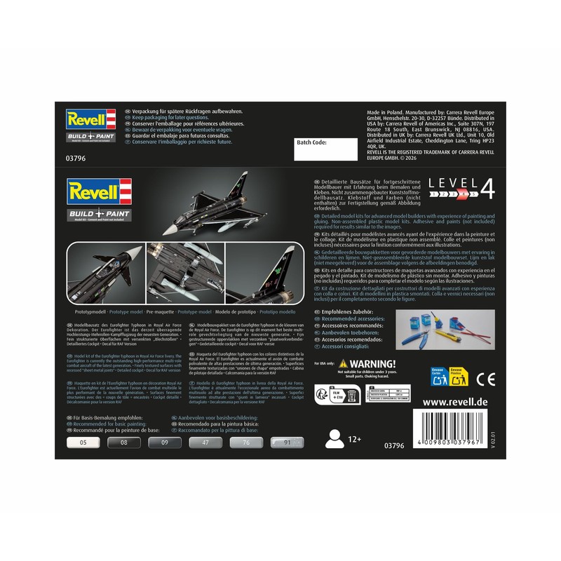 Revell Model Making I Eurofighter Typhoon - RAF I Kit