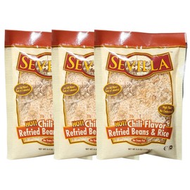 Generic refried beans (3 Pack, Hot), 1 Ounce (Pack of 1)