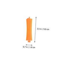 Mikinona Curling Perm Rods 8 Set/80pcs Non-Slip Hair Roller Sticks Flexible Cold Wave Styling Tool for Long Hair for DIY Hairdressing