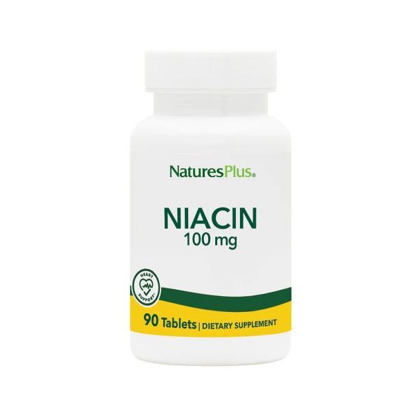 Nature's Plus Niacin 100mg, 90Tabs