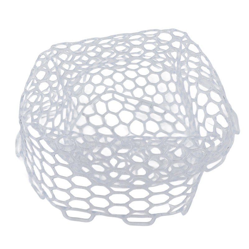 Fly Fishing Landing Net Collapsible Clear Rubber Replacement Bag for