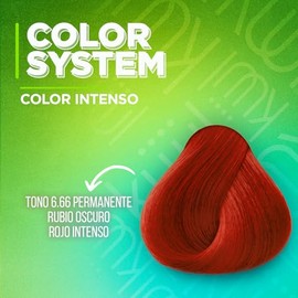 KÜÜL - Color System Tinte Permanente para Cabello Tono 6.66 90 ml, con Aceite de Coco, Filtro UV y Colágeno, Prolonga Intensidad del Color, Aporta Hid
