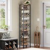 YATINEY 12-Tier Narrow Shoe Rack, Tall Shoe Rack for 12-24