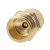sourcingmap Top Adjustable Pneumatic Air Exhaust Silencer Muffler Copper 1/4