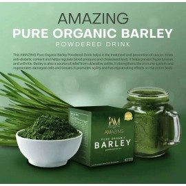 IAM 1 Box I Am Worldwide Amazing Barley 10 Sachet Powdered Juice Energy Pure Organic
