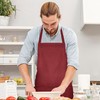 Bronta Mill Plain Unisex Chef Work DIY Apron with Twin