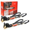 SHOCKSTRAP Ratchet Strap, 7’ x 1.5" Shock Absorbing Heavy Duty