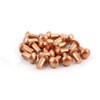 YXQ 50 Pcs Copper Solid Rivets 1/4 Diameter 5/16 L
