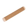 sourcing map Wood Clay Roller 4" Straight Lines Pattern Rolling
