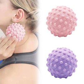 Massageball Set,Fußmassage Balls,Gymnastikball,Fitness Massageball,Werkzeug für Plantarfasziitis,Fitness Massagegeräte,Yoga Gesundheitsball,Muskel Roller,Rouleau Massage Pied 2 Stück Tokaneit