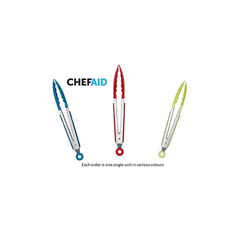 Chef Aid Food Tongs- Single Unit in Assorted colors