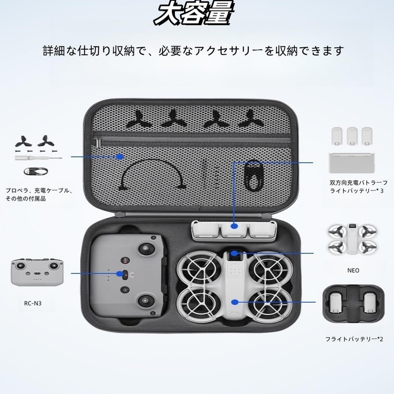 DJI Neo Fly More Combo Storage Case, Protective Bag, Protective