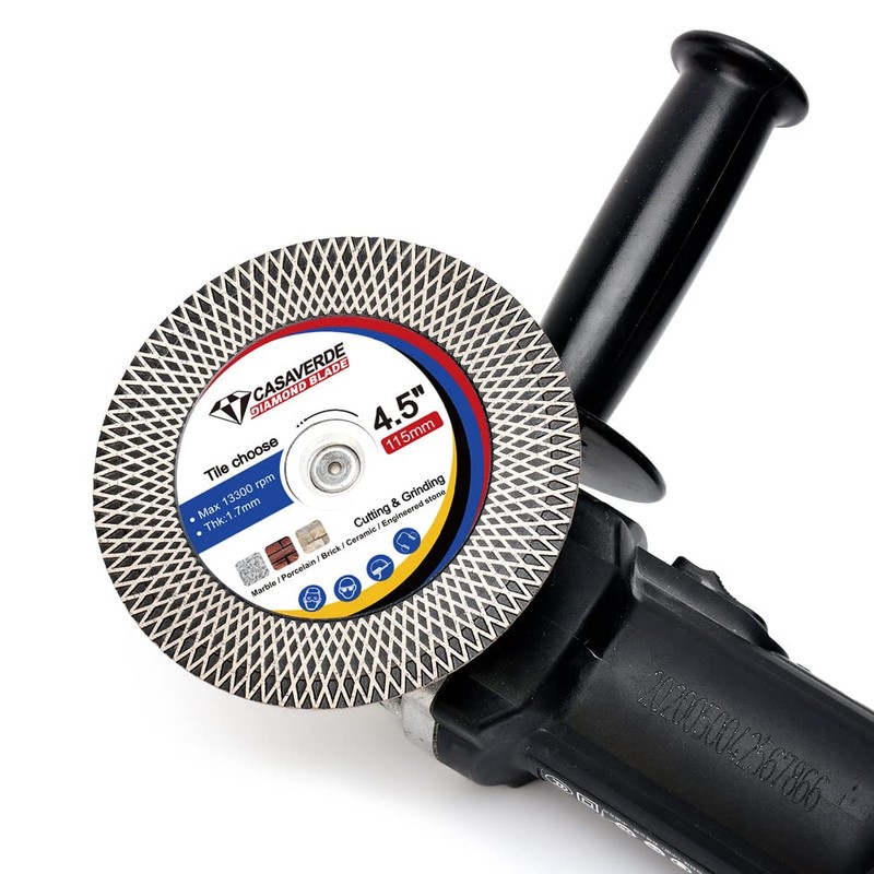 Csaverde 4.5" Super Tile Cutting and Grinding Blade with Removeable