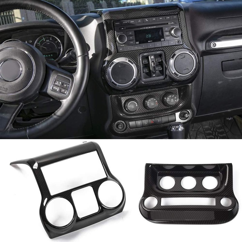 RT-TCZ for Jeep JK Interior Trim Kit Black, JKU Center