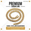 richhut Cuban Link Chain for Kids Teen - Luxury 18K