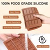 Fimary Chocolate Molds - Non-Stick Chocolate Bar Mold, Break Apart