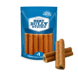 Best Bully Sticks Love Bones - 6 Count (Pack of 1) | Heart-Shaped Chicken Chews for Dogs | Rawhide-Free Dog Treats | High Protein | Easy to Digest | Chew Sticks for Small, Medium, Large, Puppy