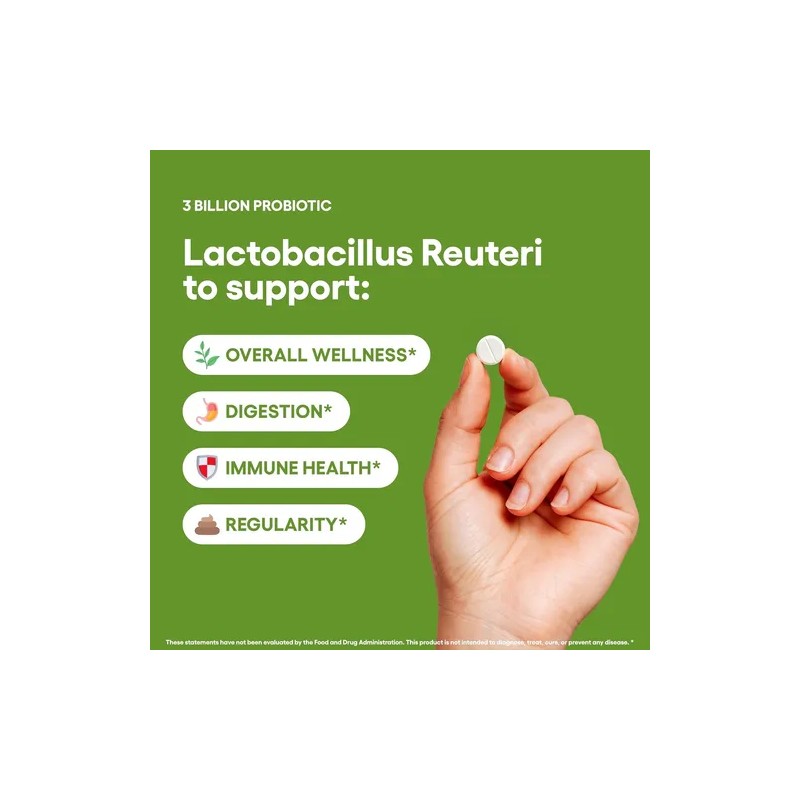 Lactobacillus Reuteri Probioticos Con 240 Tabs Hecho En Usa