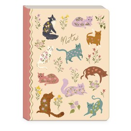 Punch Studio Molly & Rex Flower Pets Cats Softcover Journal (38285)