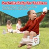 Nuby Disposable Travel Potty with Liner - Foldable and Portable