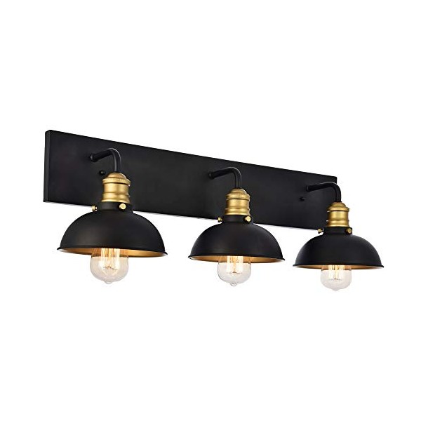 Elegant Lighting Anders Collection Wall Sconce D27 H8.3 Lt:3 Black