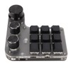 Programmable Macro Keyboard 9 Keys 3 Knobs USB Bluetooth Connection