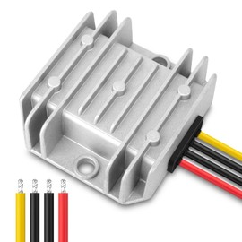 Aweking Waterproof DC/DC 24V 18~36V Step Down to 12V 0~5A 60W Voltage Buck Converter Regulator Transformer Power Supply for Car Truck Vehicle CE Listed