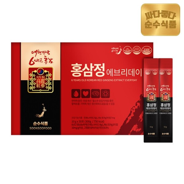 Pure Foods 6-Year-Old Red Ginseng Extract Red Ginseng Stick 1