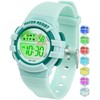 DTKID Digital Kids Watch 30 M Waterproof, 7 Color Lights