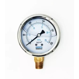 수압 압력계 수압·기압 겸용 유압 내진 시험기 공압 [0-400kg0-40mpa] Hydraulic Pressure Gauge Water Pressure · Air Pressure Combined Hydraulic Seismic Tester Pneumatic [0-400kg 0-40mpa]