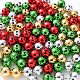 Christmas Acrylic Beads for Jewelry Making, DIY Beaded Christmas Tree Kit